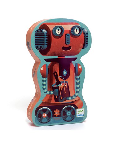 Djeco - Puzzle tekturowe ROBOT BOB 36 el.DJ07239