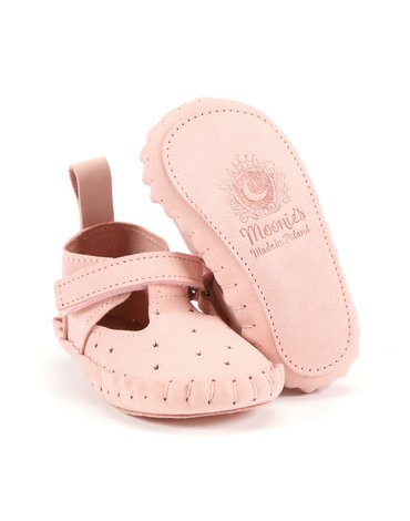 LA MILLOU - MOCCASIN MOONIE'S FIRST "S" - CANDY PINK
