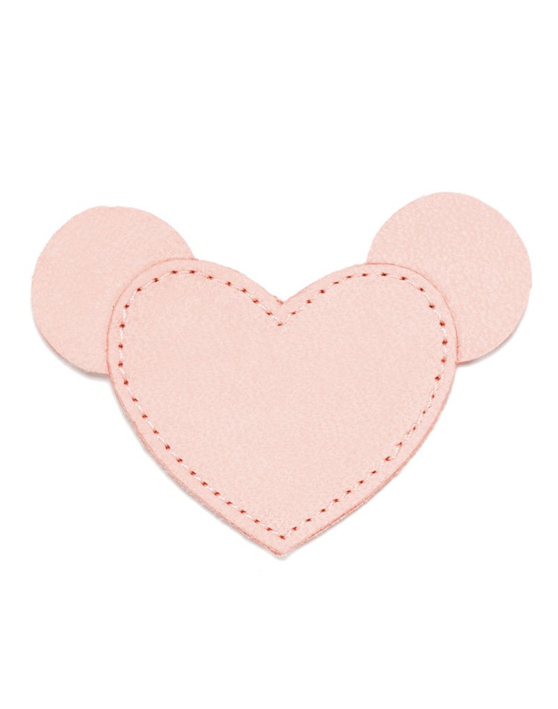 LA MILLOU - MOONIE'S FIRST STEP CHARM - MOUSIE HEART - CANDY PINK