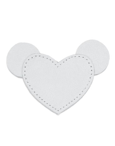 LA MILLOU - MOONIE'S FIRST STEP CHARM - MOUSIE HEART - MOON GRAY