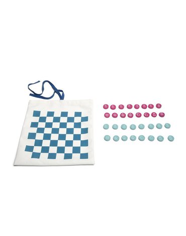BS Toys, Podróżna gra 3w1 - warcaby, szachy, kółko i krzyżyk