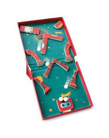 Scratch, magnetyczne puzzle Robot i tor kulek gra 2w1