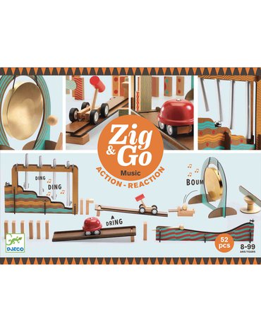 Djeco - Zestaw Zig & Go-52 elementy DJ05645