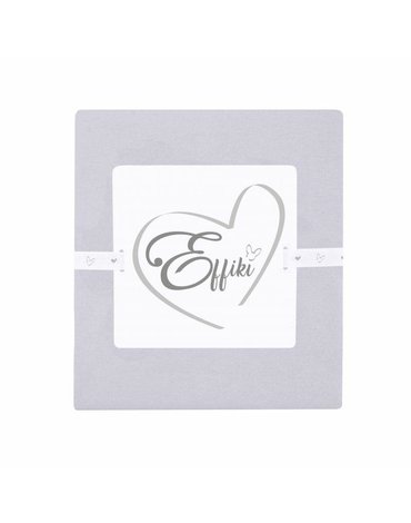 Effiki - Prześcieradło z gumką 100% bawełny - Sza re 60x120