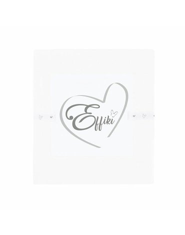 Effiki - Prześcieradło z gumką 100% bawełny - Białe 60x120