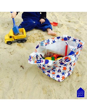 Torba na plażę, Anti-sand, seria Roboty | Maison Petit Jour®