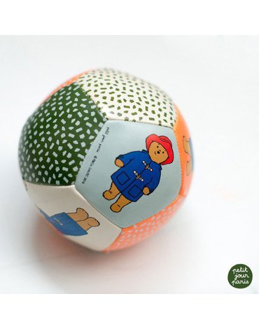 Miękka piłka fi 10 cm dla małych dzieci, Miś Paddington | Petit Jour Paris®