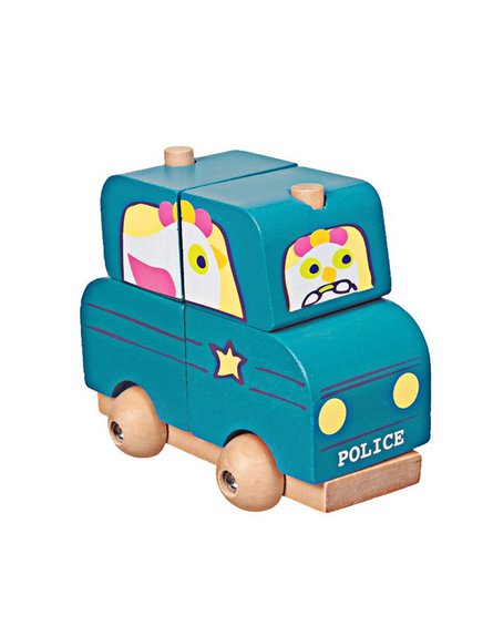 Drewniana układanka - policja | Egmont Toys®