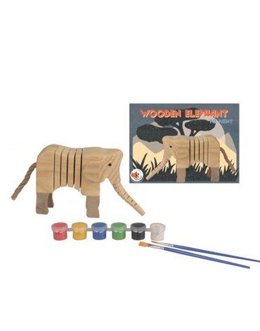 Drewniany słoń do pomalowania | Egmont Toys®