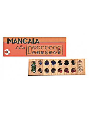 Mancala - drewniana gra strategiczna i logiczna | Egmont Toys®