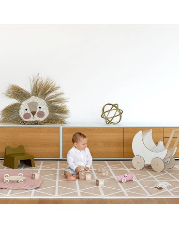 TODDLEKIND Mata do zabawy piankowa podłogowa Prettier Playmat Nordic Clay Beige Toddlekind 