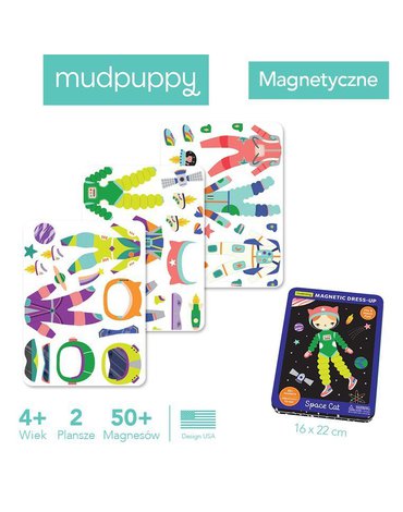 Mudpuppy Magnetyczne postacie Kosmiczny kot 4+