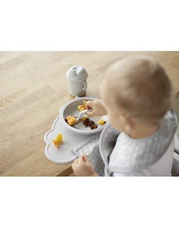 Herobility - talerzyk Eco Baby Plate Divider - szary