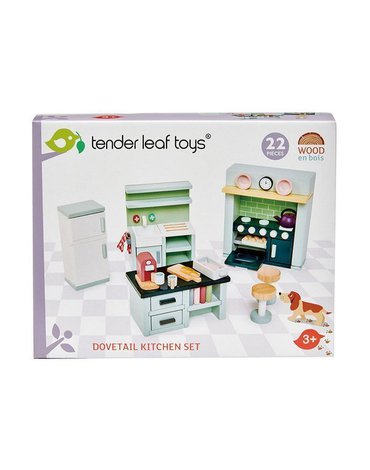 Drewniane meble do domku dla lalek - kuchnia, Tender Leaf Toys tender leaf toys