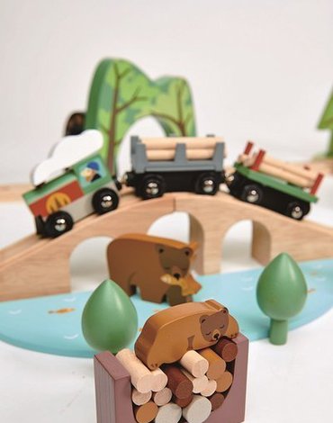 Drewniana kolejka - Podróż po lesie, Tender Leaf Toys tender leaf toys