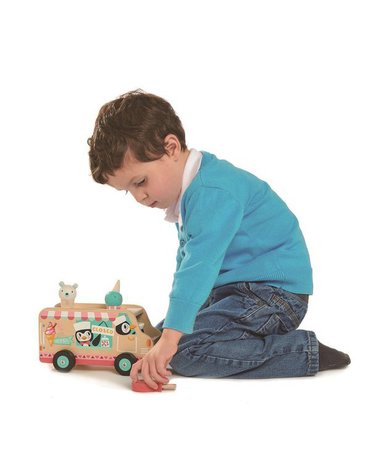 Drewniana lodziarnia, samochód, Tender Leaf Toys tender leaf toys