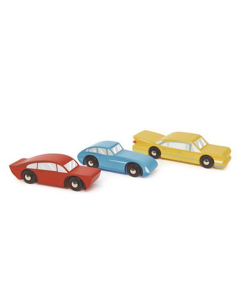 Drewniane samochody retro, 3 sztuki, Tender Leaf Toys tender leaf toys