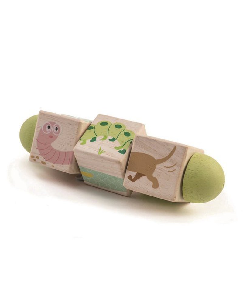 Drewniana układanka, twist - Zwierzątka, Tender Leaf Toys tender leaf toys