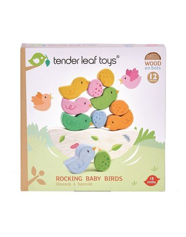 Drewniana gra zręcznościowa - Balansujące Małe Ptaszki, Tender Leaf Toys tender leaf toys