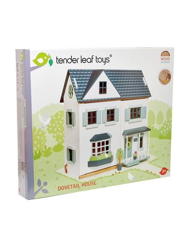 Drewniany trzypiętrowy domek dla lalek, Tender Leaf Toys tender leaf toys