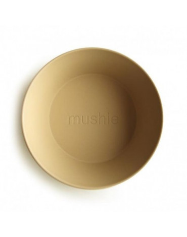 Mushie - 2 miseczki Round Mustard