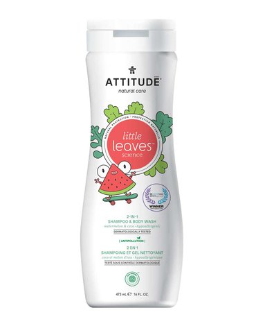Attitude, Little Ones, Płyn do mycia i szampon 2w1, Arbuz i Kokos, 473 ml ATTITUDE