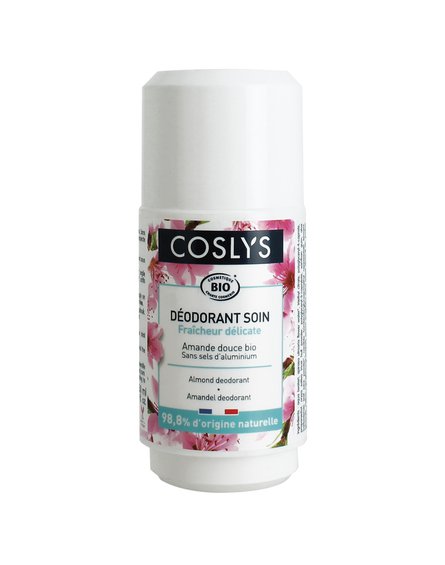 Coslys, Dezodorant migdałowy - jedwabista świeżość, 50 ml
