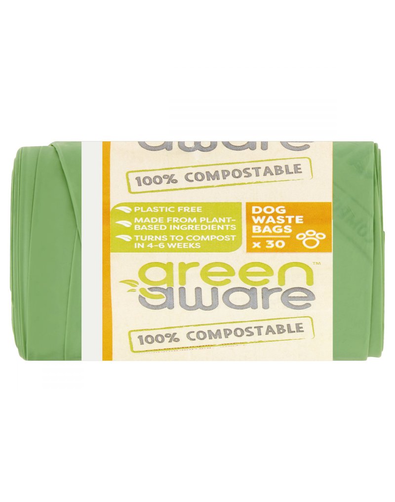 GreenAware, Kompostowalne worki na psie odpady, 30 szt.