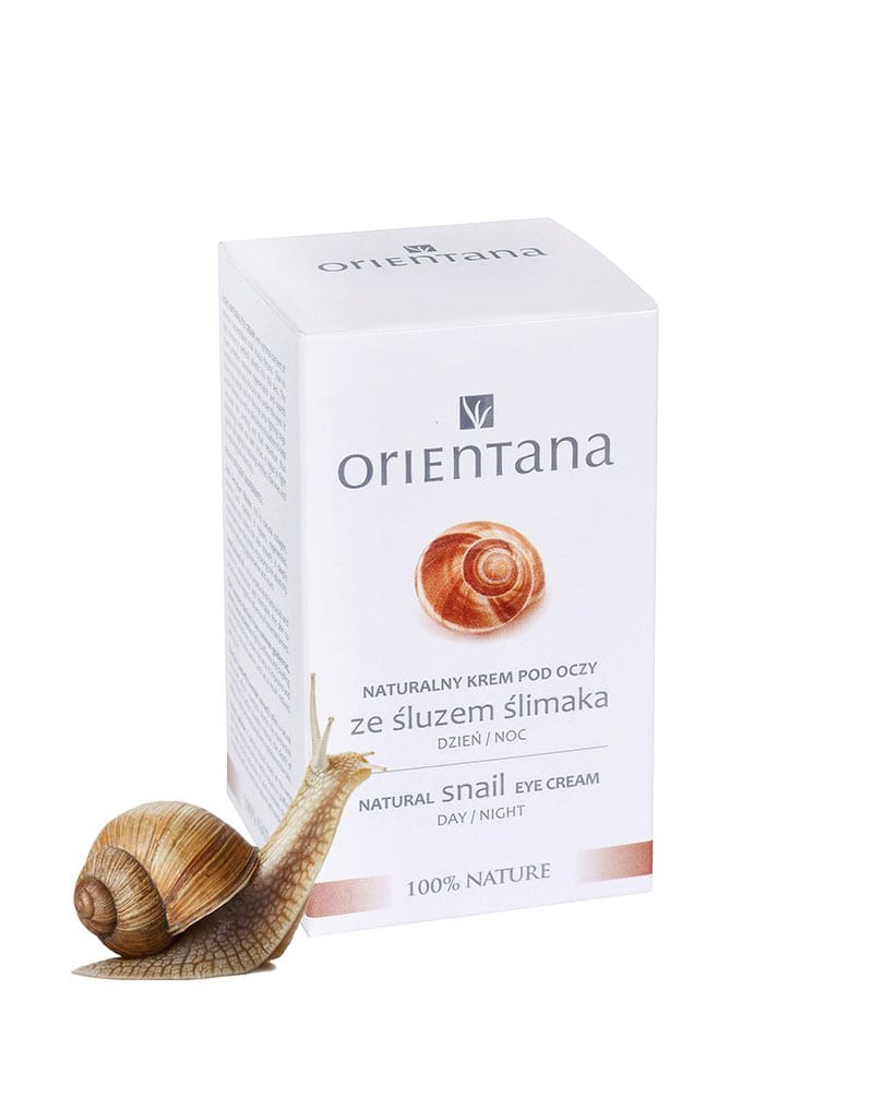 Orientana, Naturalny krem pod oczy ze śluzem ślimaka, 15ml