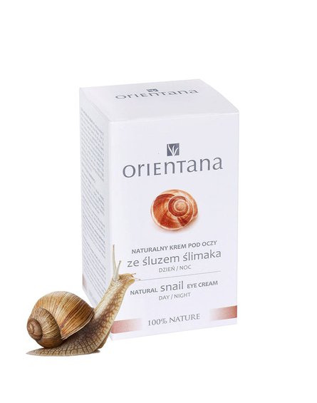 Orientana, Naturalny krem pod oczy ze śluzem ślimaka, 15ml