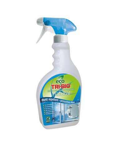 TRI-BIO, Ekologiczny Spray do Mycia Szkła i Okien, 500 ml