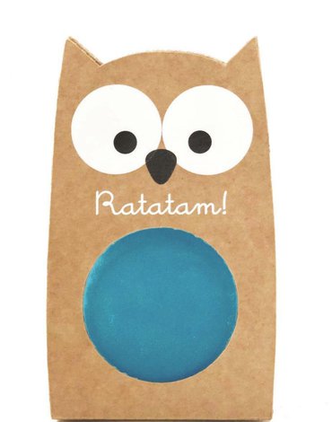 Ratatam - Piłka mini kauczukowa 4 cm Bird Blue
