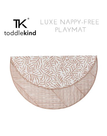 TODDLEKIND Mata do zabawy z bawełny organicznej dwustronna nieprzemakalna Nappy Free Playmat Sea Shell Toddlekind 