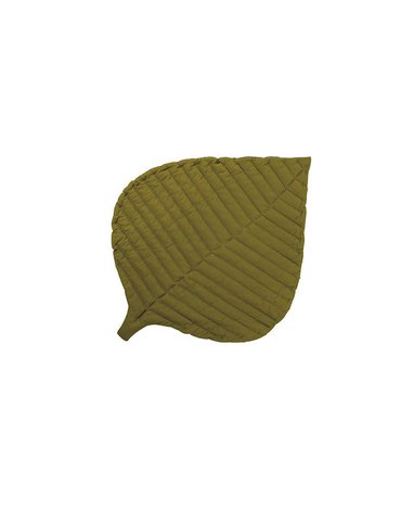 TODDLEKIND Mata do zabawy z bawełny organicznej w kształcie liścia Leaf Mat Sand Castle Toddlekind 