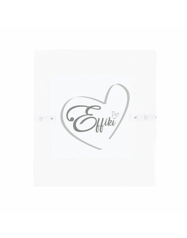 Effiki - Prześcieradło z gumką 100% bawełny - Białe 70x140