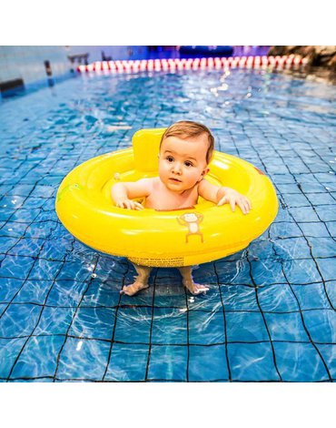 The Swim Essentials Kółko treningowe dla dzieci żółte Zwierzątka 2020SE31