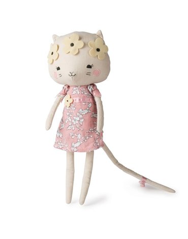 Picca LouLou - Przytulanka Panna Kotek Kitty w kwietnym wianku 33 cm