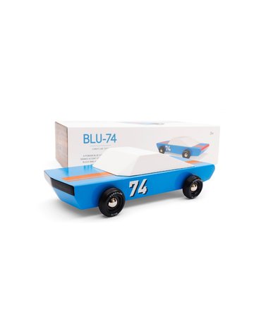 Candylab Samochód Drewniany Blue 74