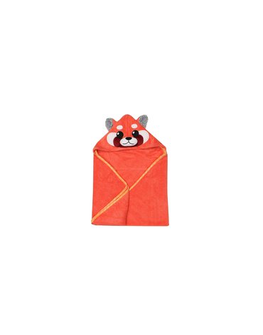 Zoocchini Ręcznik dla Niemowlaka z Kapturem Panda Ruda