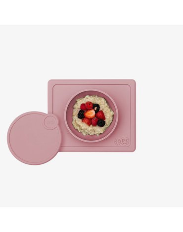 EZPZ Silikonowa pokrywka do miseczki Mini Bowl pastelowy róż