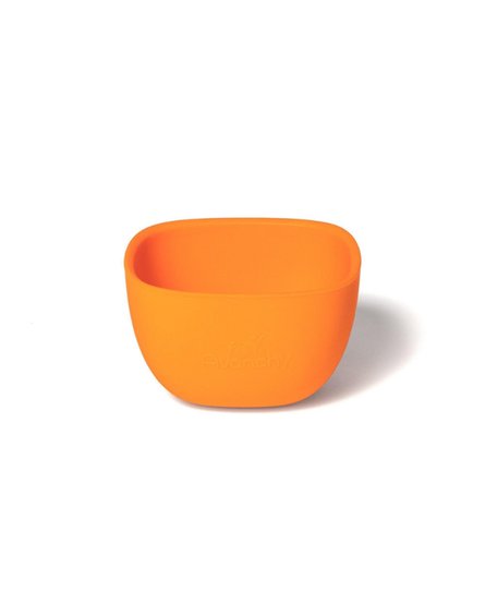 Avanchy La Petite Silikonowa Miseczka dla Dziecka 4m+ Orange