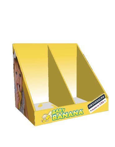 POS - Baby Banana Ekspozytor Display Kartonowy na 8 Szczoteczek