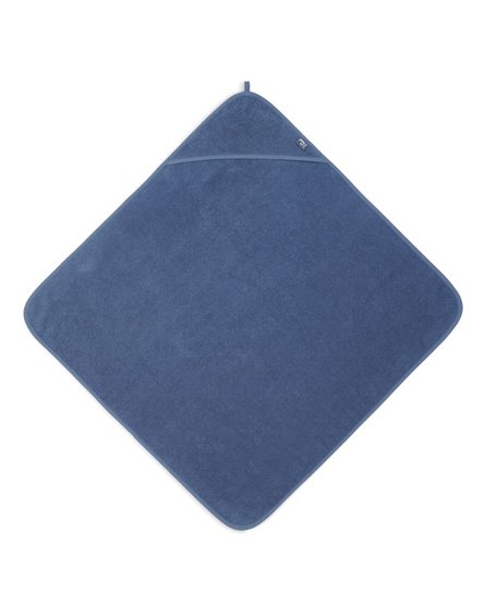 Jollein - Baby & Kids - Jollein - Ręcznik kąpielowy z kapturem 75 x 75 cm FROTTE JEANS BLUE