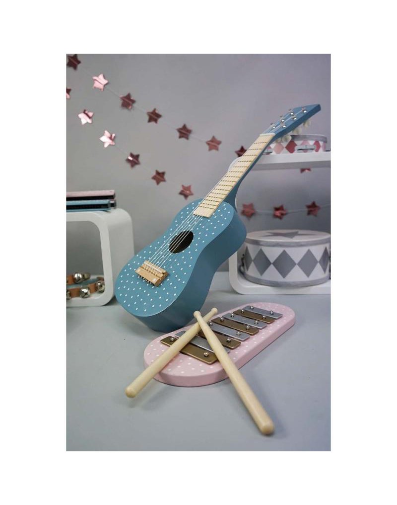 Drewniana gitara niebieska Jabadabado JaBaDaBaDo