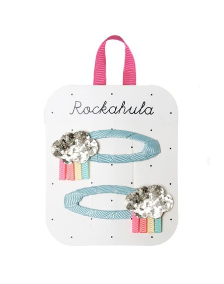 Rockahula Kids - 2 spinki do włosów Rainy Cloud
