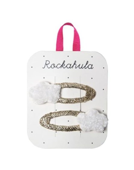 Rockahula Kids - 2 spinki do włosów Little Fluffy Cloud