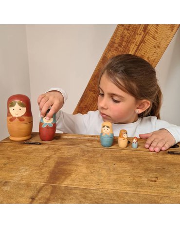 Drewniane Matrioszki do pomalowania | Egmont Toys®