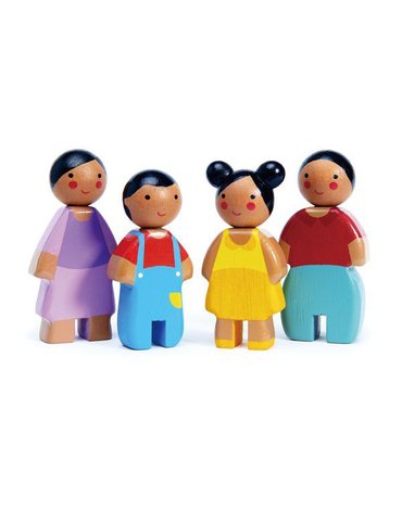 Rodzinka Sunny Doll, zestaw laleczek, Tender Leaf Toys