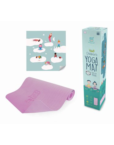 BUKI - Mata do jogi dla dzieci - fioletowa Y025
