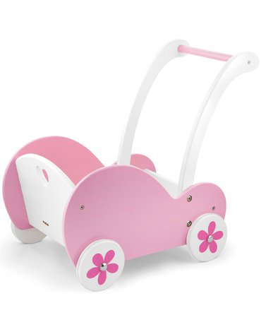 Viga Toys - Drewniany wózek dla lalek Viga